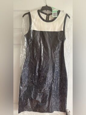 NWT Kate Spade Janelle Colorblock Dress Size 8 - Black/Cream - NIP